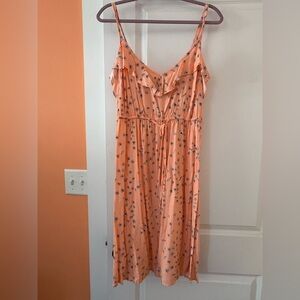 Torrid Orange Floral Dress